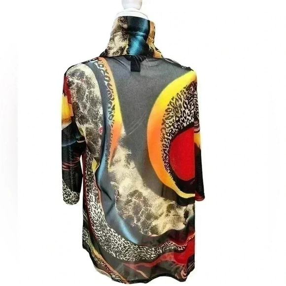 VALENTINA SHEER JACKET with Bling Size Medium - Picture 3 of 5